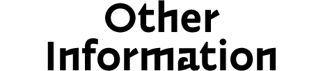 Other Infomaion